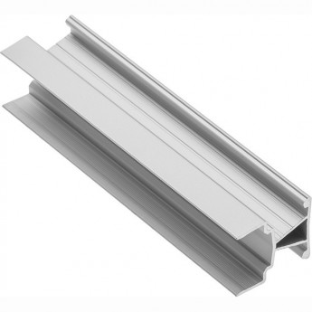 Алюминиевый профиль GTV GLAX MINI PA-GLAXMNBDW3M-AL угловой накладной, узкий, двусторонний 3 м Алюминиевый профиль GTV GLAX MINI PA-GLAXMNBDW3M-AL угловой накладной, узкий, двусторонний 3 м