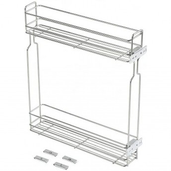 Двухуровневая боковая корзина GTV KO-BO150PK-OC цинк