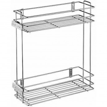 Карго двухуровневое, нижний монтаж к ящику, плавное закрывание, хром GTV KO-2002MD-CR Карго двухуровневое, нижний монтаж к ящику, плавное закрывание, хром GTV KO-2002MD-CR