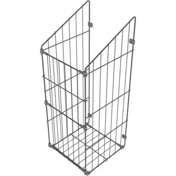 Корзина для белья откидная GTV 40 (305х330х620), в модуль 400 мм, антрацит