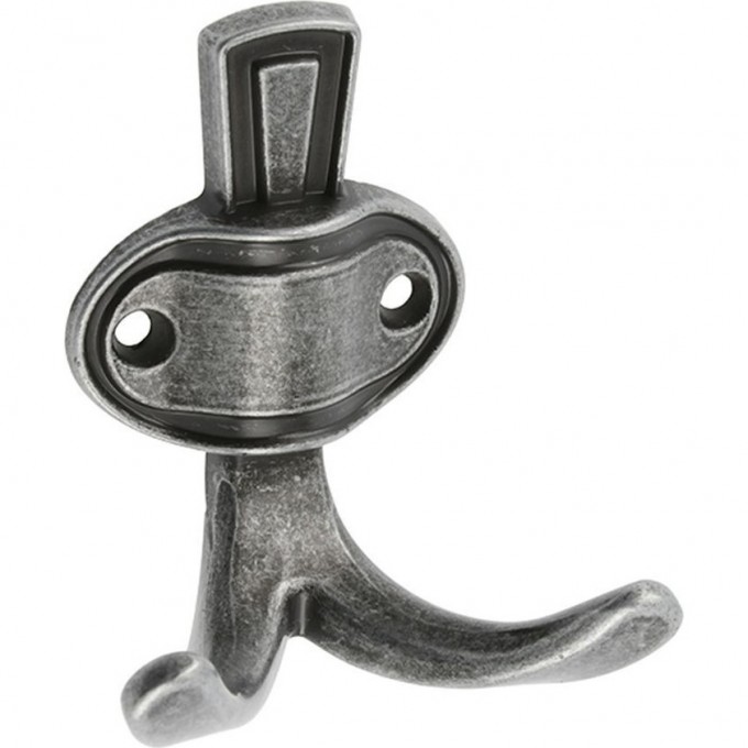 Крючок мебельный CORUNA, маленький, античное серебро GTV WZ-CORUNA-M-07