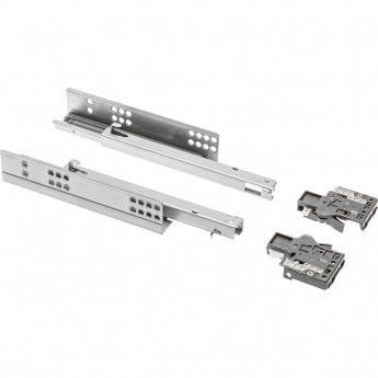 Направляющая нижнего монтажа 350 Modern Slide с доводчиком, неполное выдвижение GTV PB-GCHX-350 Направляющая нижнего монтажа 350 Modern Slide с доводчиком, неполное выдвижение GTV PB-GCHX-350