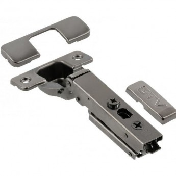 Петля GTV ZM-DCHCB09-3DBEO-20 SOLID PRO накладная, самозакрывающаяся, 3 плоскости,черная (комплект 4 шт)