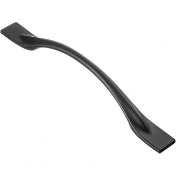 Ручка FLOW L-128 GTV UZ-FLOW-128-20M черный матовый Ручка FLOW L-128 GTV UZ-FLOW-128-20M черный матовый