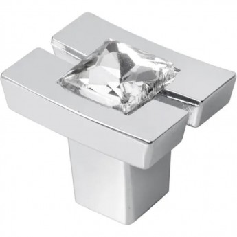 Ручка-кнопка с кристаллами, хром GTV GZ-71C024-01