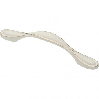 Ручка ROYAL, белый/золото GTV UZ-ROYAL5-96-10-03 (комплект 6 шт)