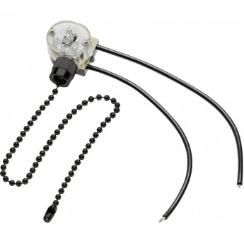 Выключатель цепочка, цвет черный GTV AE-WLLAN1-20